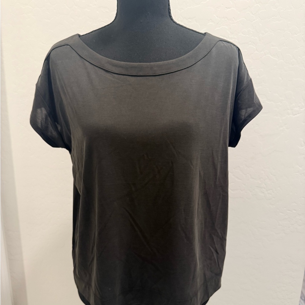 Splendid Black Short Sleeve Tee